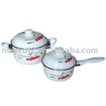 Porcelain Enamel Cooking Pot and Pan Pot